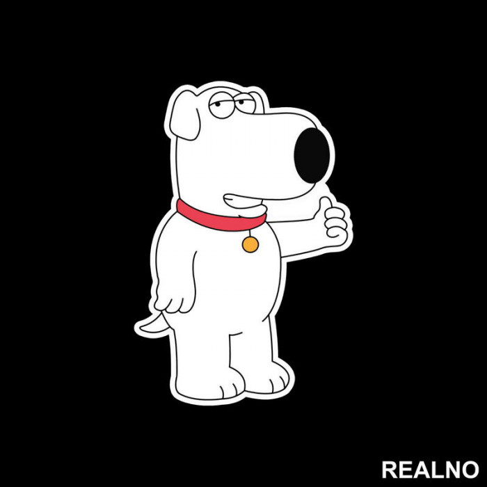 Everything Is Okay - Brian Griffin - Family Guy - Nalepnica