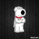 Brian Is Angry - Family Guy - Nalepnica