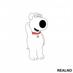 Shy Brian Griffin - Family Guy - Nalepnica