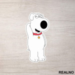 Shy Brian Griffin - Family Guy - Nalepnica