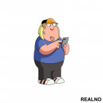 Chris Griffin On The Phone - Family Guy - Nalepnica