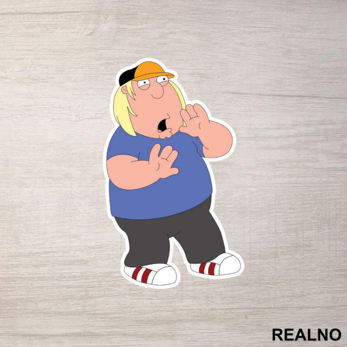 Chris Griffin - Shouting - Family Guy - Nalepnica