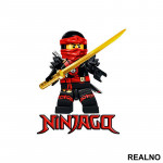 Cole - Black Ninja - Ninjago - Crtani Filmovi - Nalepnica