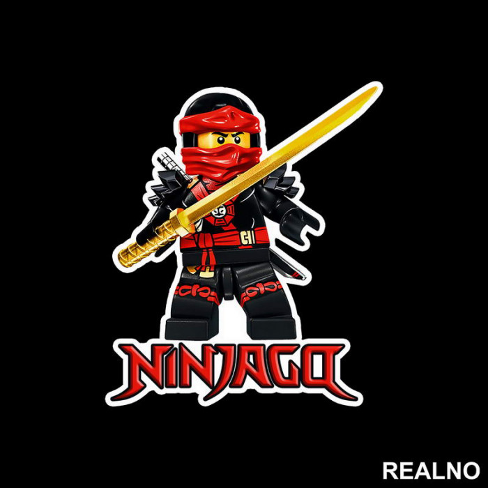 Cole - Black Ninja - Ninjago - Crtani Filmovi - Nalepnica
