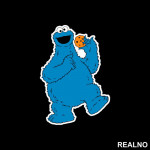 Cookie Monster - Big - Crtani Filmovi - Nalepnica