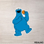Cookie Monster - Big - Crtani Filmovi - Nalepnica