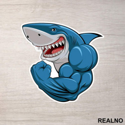 Strong Shark - Trening - Nalepnica Strong Shark - Trening - Nalepnica