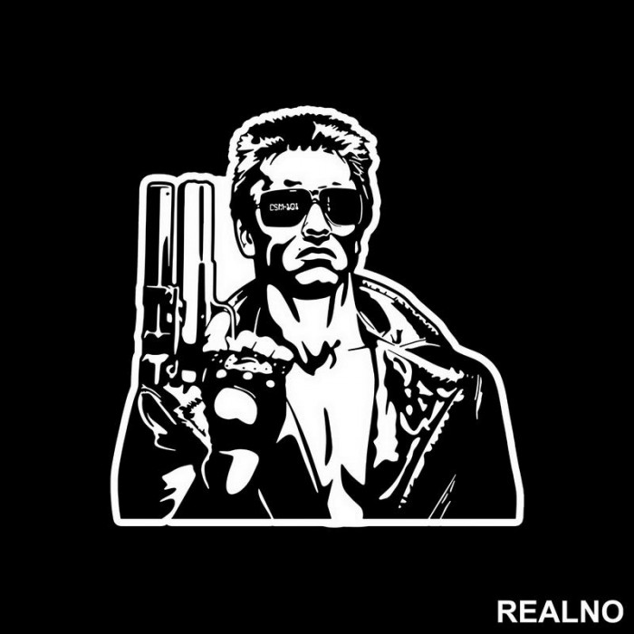 Terminator With A Gun - Filmovi - Nalepnica
