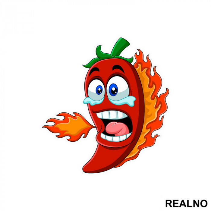 Ljuta Papričica - Hot Pepper - Humor - Nalepnica