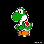 Joši - Dinosaurus - Super Mario - Nalepnica