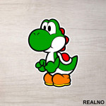Joši - Dinosaurus - Super Mario - Nalepnica