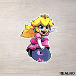 Princeza Breskvica i Bomba - Super Mario - Nalepnica