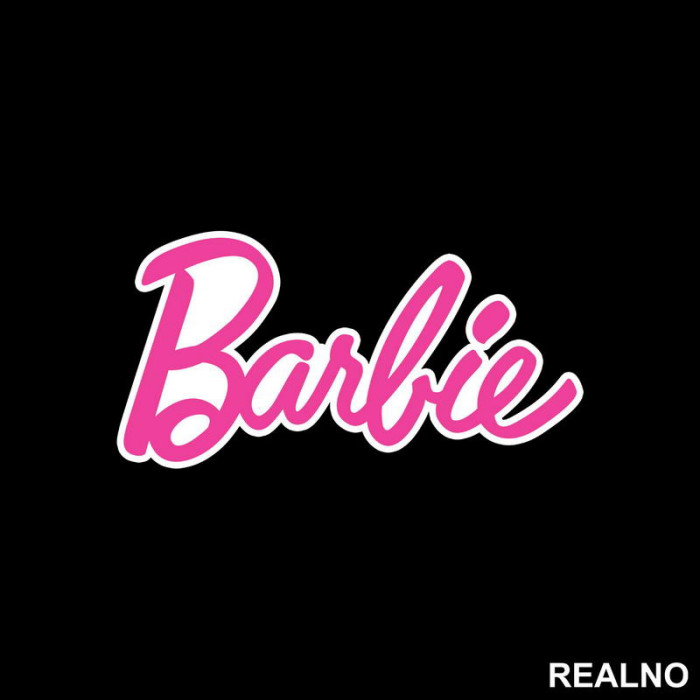 Stari Logo - Pink - Barbi - Nalepnica