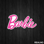 Stari Logo - Pink - Barbi - Nalepnica