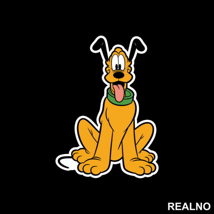 Pluton I Uši - Miki Maus - Crtani Filmovi - Nalepnica