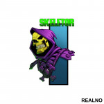 Green Text - Skeletor - Masters of the Universe - Nalepnica