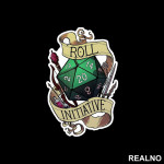 Roll Initiative - D&D - Dungeons And Dragons - Nalepnica