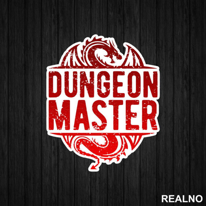 Dungeon Master - D&D - Dungeons And Dragons - Nalepnica