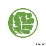 Green Fist - Hulk - Nalepnica