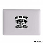 Kiss My Ace - Poker - Nalepnica