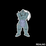 Alphonse Standing Tall - Fullmetal Alchemist - Anime - Nalepnica