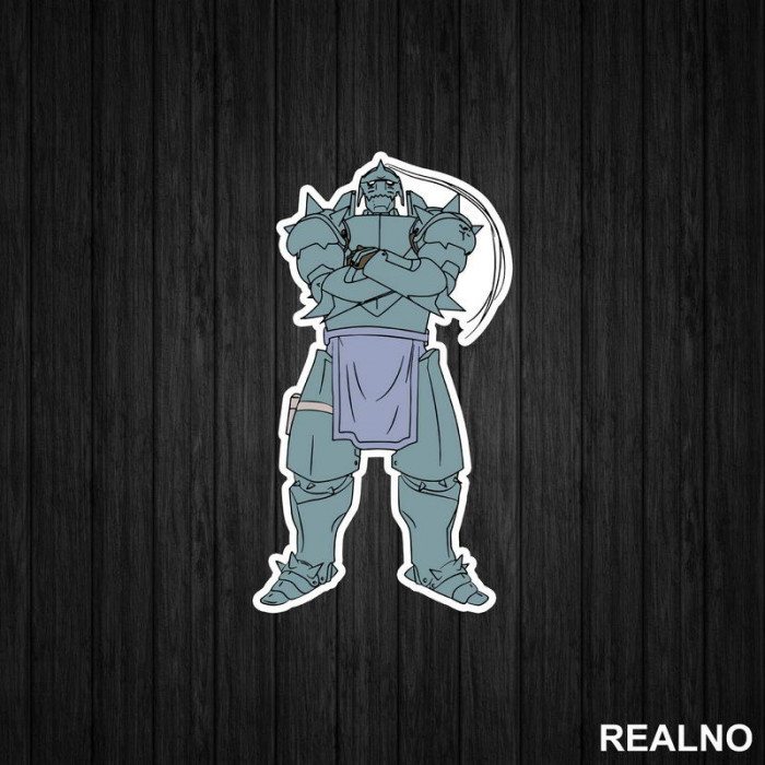 Alphonse Standing Tall - Fullmetal Alchemist - Anime - Nalepnica