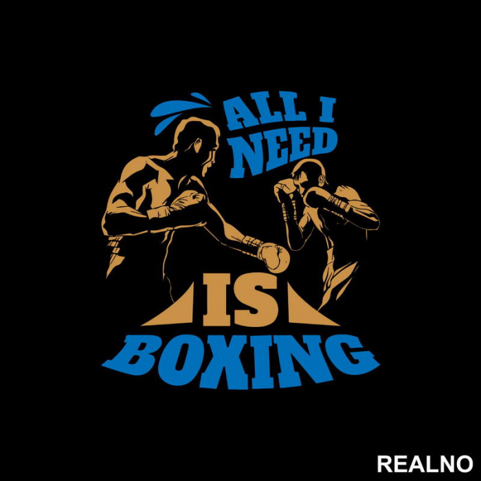 All I Need Is Boxing - Sport - Nalepnica