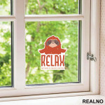 Relax, Noting Is Under Control - Sloth - Lenjivac - Humor - Nalepnica