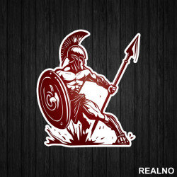 Crveni Ratnik - Spartanac - Trening - Nalepnica Crveni Ratnik - Spartanac - Trening - Nalepnica