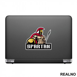 Ratnik i Natpis - Spartanac - Trening - Nalepnica Ratnik i Natpis - Spartanac - Trening - Nalepnica