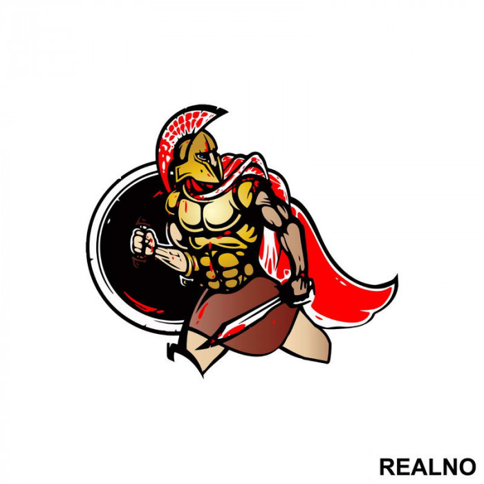 Gladiator - Spartanac - Trening - Nalepnica