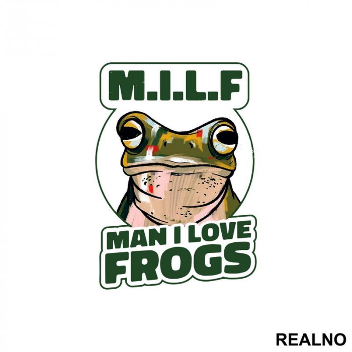 Man I Love Frogs - Životinje - Nalepnica