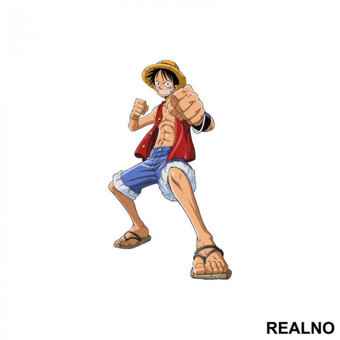 Ready For Attack - Luffy - One Piece - Nalepnica