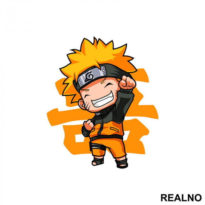 Happy Little - Naruto - Nalepnica