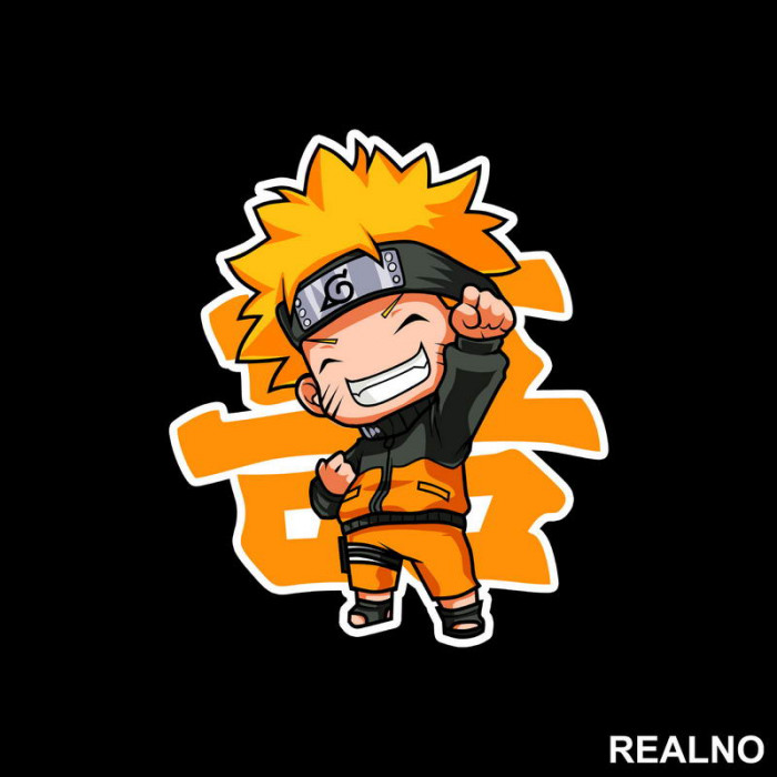 Happy Little - Naruto - Nalepnica