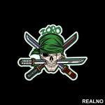 Zoro Skull - One Piece - Nalepnica