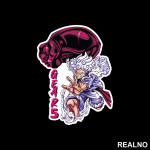 Luffy Gear Fifth Purple - One Piece - Nalepnica