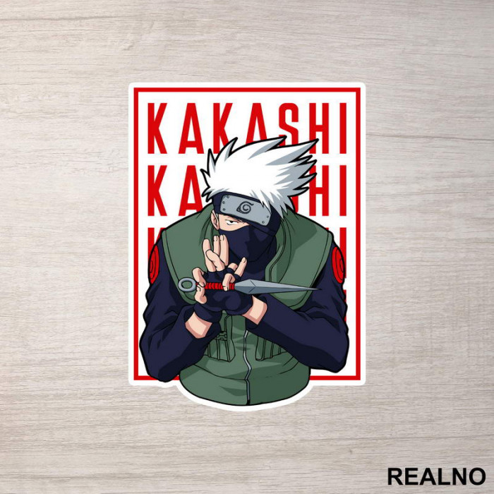 Kakashi And Noy - Naruto - Nalepnica