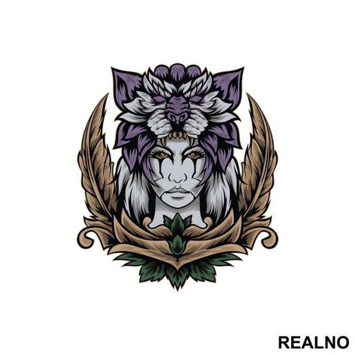 Ratnica - Skull - Art - Nalepnica