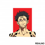 Ryomen Sukuna - Jujutsu Kaisen - Nalepnica