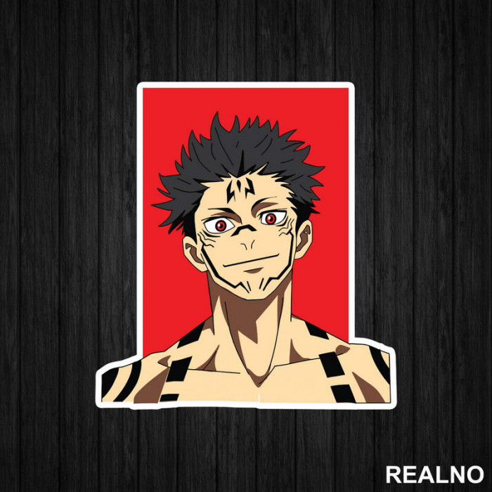 Ryomen Sukuna - Jujutsu Kaisen - Nalepnica