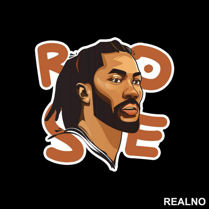 Derrick Rose Face - Košarka - NBA - Nalepnica