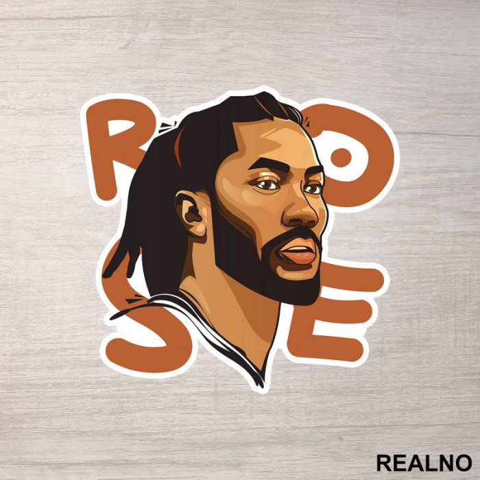 Derrick Rose Face - Košarka - NBA - Nalepnica