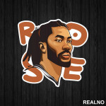 Derrick Rose Face - Košarka - NBA - Nalepnica