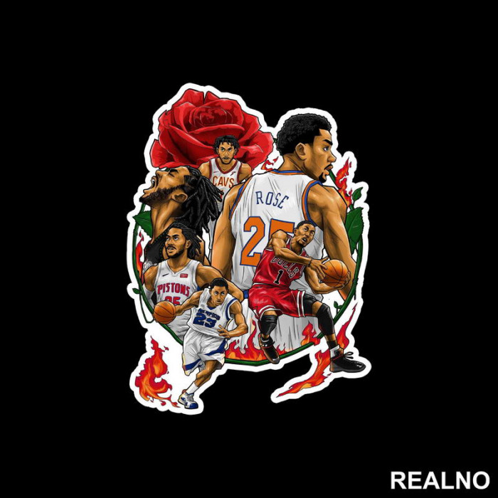 Group Derrick Rose - Košarka - NBA - Nalepnica