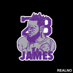 Purple James - NBA - Košarka - Nalepnica