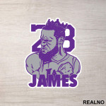 Purple James - NBA - Košarka - Nalepnica