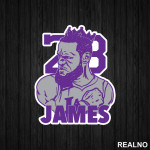 Purple James - NBA - Košarka - Nalepnica