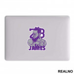 Purple James - NBA - Košarka - Nalepnica