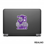 Purple James - NBA - Košarka - Nalepnica